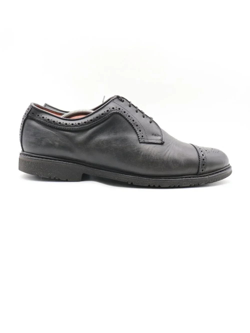 Allen Edmonds Hector Men's Size 13 D Black Leather Cap Toe Oxford Shoe